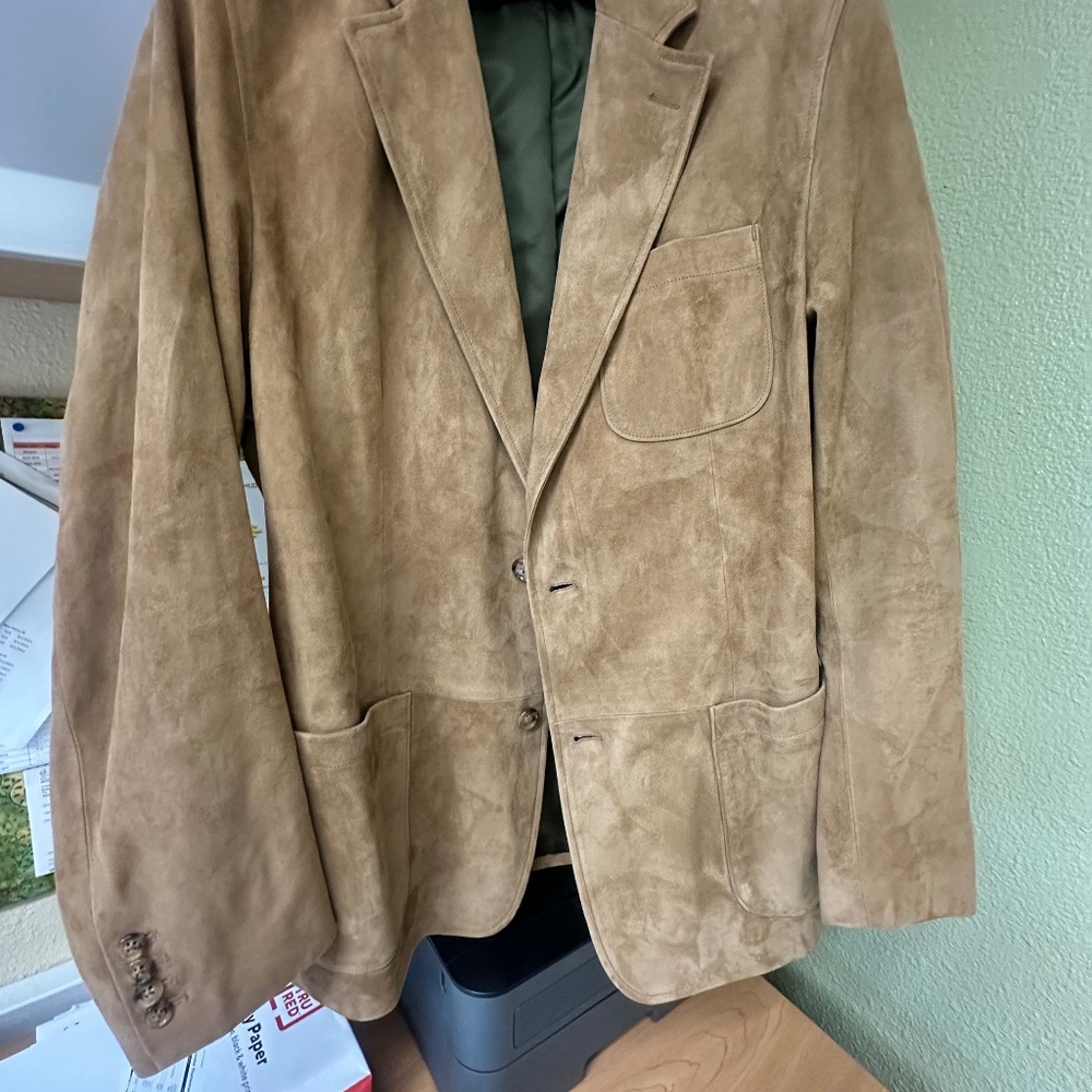 Men’s Suede Sport Coat size 42